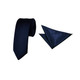 Men's Satin Polyester Neck Tie Handkerchief Pocket Square Set Men’s Fashion Accessory